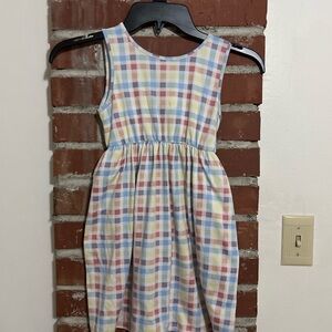 Multicolor Plaid Kids Dress